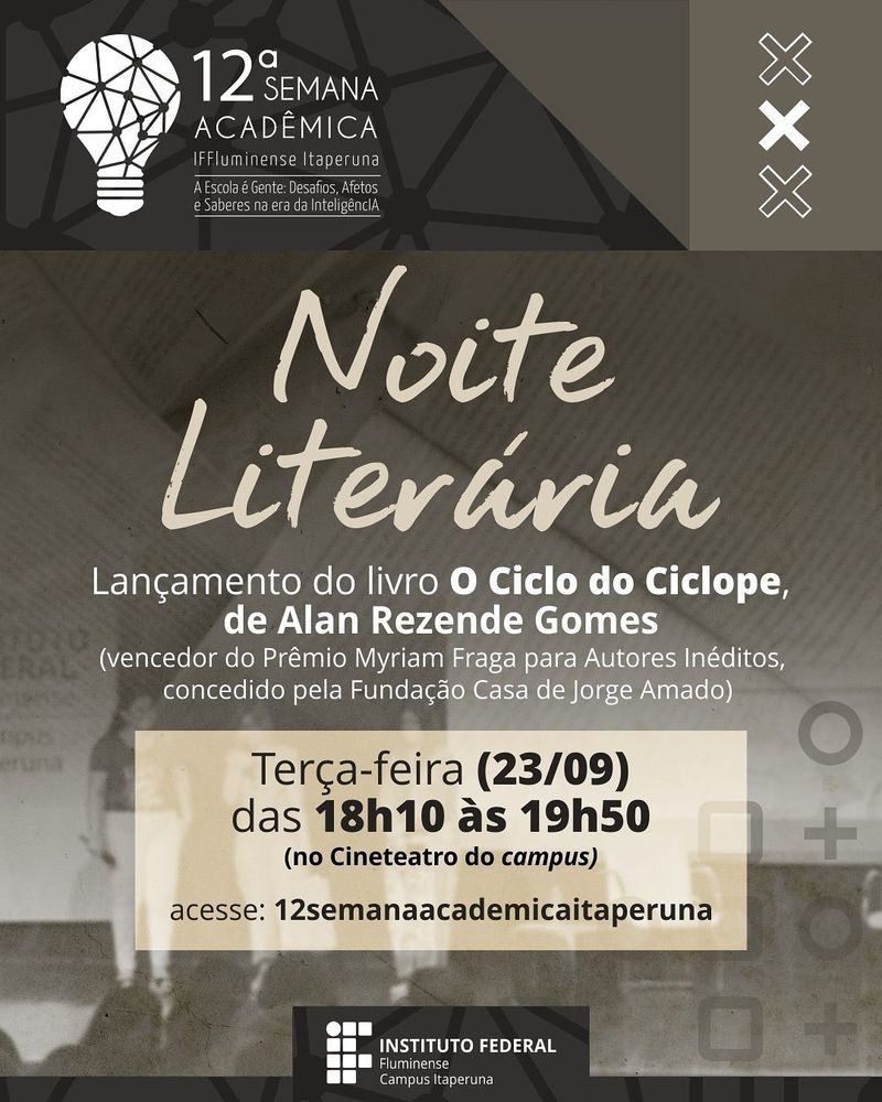 Capa do livro O ciclo do Ciclope, de Alan Rezende